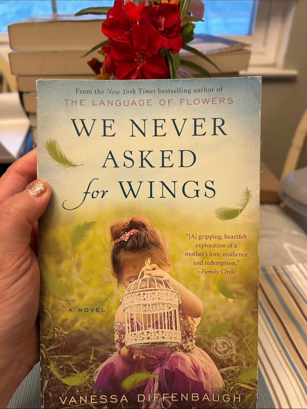 We Never Asked for Wings by Vanessa Diffenbaugh - Paperback, Blue/Green Cover